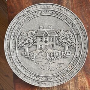 Carson Friendship Plate - Pewter